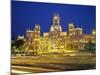 Plaza De Cibeles Illuminated at Night, Madrid, Spain, Europe-Marco Simoni-Mounted Photographic Print