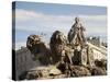 Plaza De Cibeles with Fuente De Cibele, Madrid, Spain, Europe-Angelo Cavalli-Stretched Canvas