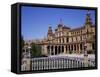 Plaza De Espana, Built for the 1929 World Fair, Maria Luisa Park, Seville, Andalucia, Spain-Christopher Rennie-Framed Stretched Canvas