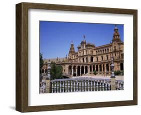 Plaza De Espana, Built for the 1929 World Fair, Maria Luisa Park, Seville, Andalucia, Spain-Christopher Rennie-Framed Photographic Print