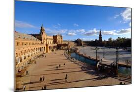 Plaza De Espana, Built for the Ibero-American Exposition of 1929, Seville, Andalucia, Spain-Carlo Morucchio-Mounted Photographic Print