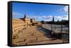 Plaza De Espana, Built for the Ibero-American Exposition of 1929, Seville, Andalucia, Spain-Carlo Morucchio-Framed Stretched Canvas