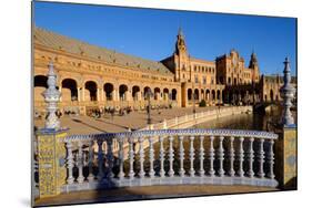 Plaza De Espana, Built for the Ibero-American Exposition of 1929, Seville, Andalucia, Spain-Carlo Morucchio-Mounted Photographic Print