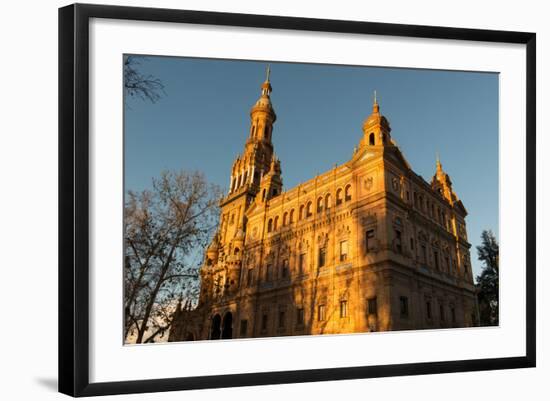 Plaza De Espana, Built for the Ibero-American Exposition of 1929, Seville, Andalucia, Spain-Carlo Morucchio-Framed Photographic Print