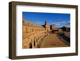 Plaza De Espana, Built for the Ibero-American Exposition of 1929, Seville, Andalucia, Spain-Carlo Morucchio-Framed Photographic Print