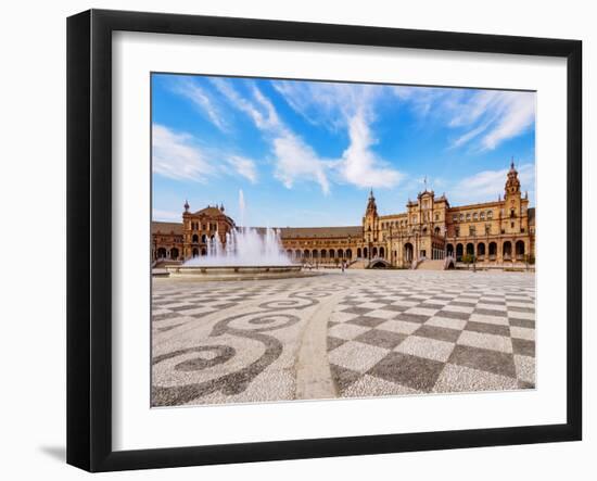 Plaza de Espana de Sevilla (Spain Square), Seville, Andalusia, Spain, Europe-Karol Kozlowski-Framed Photographic Print