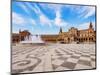 Plaza de Espana de Sevilla (Spain Square), Seville, Andalusia, Spain, Europe-Karol Kozlowski-Mounted Photographic Print