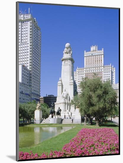 Plaza De Espana, Madrid, Spain, Europe-Hans Peter Merten-Mounted Photographic Print