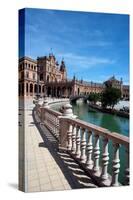Plaza de Espana, Seville, Andalusia, Spain, Europe-Ethel Davies-Stretched Canvas