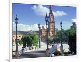 Plaza De Espana, Seville, South Spain-Peter Adams-Framed Photographic Print