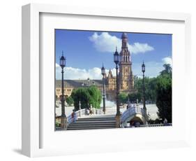 Plaza De Espana, Seville, South Spain-Peter Adams-Framed Photographic Print