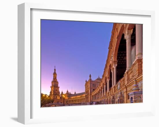 Plaza De Espana, Seville, Spain-Felipe Rodriguez-Framed Photographic Print