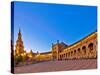 Plaza De Espana, Seville, Spain-Felipe Rodriguez-Stretched Canvas