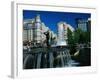 Plaza De Espania in Madrid, Spain-Peter Adams-Framed Photographic Print