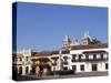 Plaza de la Aduana Cartagena Colombia-null-Stretched Canvas