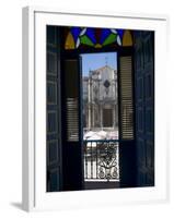 Plaza de La Catedral, Havana Vieja, Havana, Cuba-Peter Adams-Framed Photographic Print