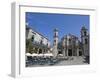 Plaza De La Catedral With Cathedral, Old Havana, Cuba, West Indies, Central America-Martin Child-Framed Photographic Print
