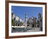 Plaza De La Catedral With Cathedral, Old Havana, Cuba, West Indies, Central America-Martin Child-Framed Photographic Print