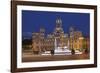 Plaza de la Cibeles, Fountain and Palacio de Comunicaciones, Madrid, Spain, Europe-Markus Lange-Framed Photographic Print