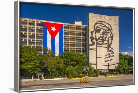 Plaza De La Revolucion, Vedado, Havana, Cuba, West Indies, Caribbean, Central America-Alan Copson-Framed Photographic Print