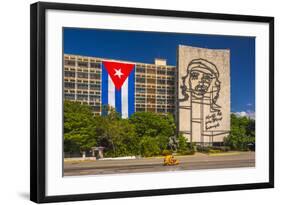 Plaza De La Revolucion, Vedado, Havana, Cuba, West Indies, Caribbean, Central America-Alan Copson-Framed Photographic Print