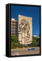 Plaza De La Revolucion, Vedado, Havana, Cuba, West Indies, Caribbean, Central America-Alan Copson-Framed Stretched Canvas