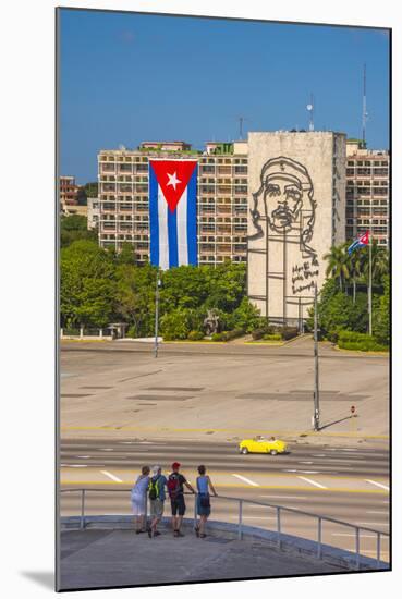 Plaza De La Revolucion, Vedado, Havana, Cuba, West Indies, Caribbean, Central America-Alan Copson-Mounted Photographic Print