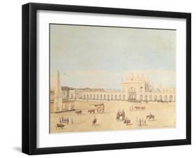 Plaza De La Victoria, Buenos Aires, 1829-Caspar David Friedrich-Framed Giclee Print