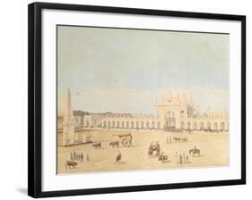 Plaza De La Victoria, Buenos Aires, 1829-Caspar David Friedrich-Framed Giclee Print