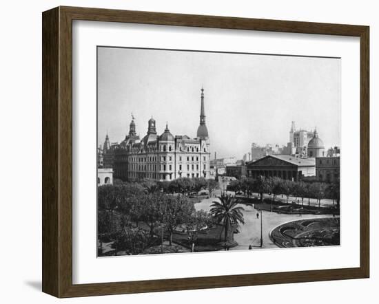 Plaza De La Victoria, Buenos Aires, Argentina-null-Framed Giclee Print