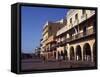 Plaza de los Coches Cartagena Colombia-null-Framed Stretched Canvas
