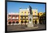 Plaza de los Coches, UNESCO World Heritage Site, Cartagena, Colombia, South America-Michael Runkel-Framed Photographic Print