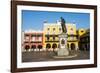 Plaza de los Coches, UNESCO World Heritage Site, Cartagena, Colombia, South America-Michael Runkel-Framed Photographic Print