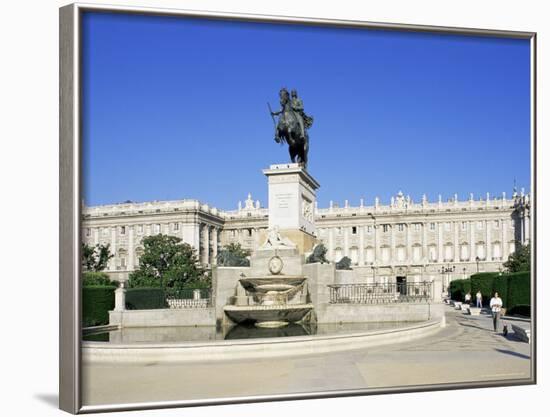 Plaza De Oriente and Palacio Real, Madrid, Spain-Hans Peter Merten-Framed Photographic Print