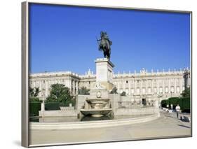 Plaza De Oriente and Palacio Real, Madrid, Spain-Hans Peter Merten-Framed Photographic Print