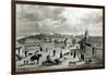 Plaza de San-Carlos de Chiloe, 1835-Claudio Gay-Framed Giclee Print