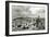 Plaza de San-Carlos de Chiloe, 1835-Claudio Gay-Framed Giclee Print