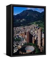 Plaza De Toros De Santamaria and Skyscraper Complex of Torres Del Parque, Bogota, Colombia-Krzysztof Dydynski-Framed Stretched Canvas