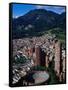 Plaza De Toros De Santamaria and Skyscraper Complex of Torres Del Parque, Bogota, Colombia-Krzysztof Dydynski-Framed Stretched Canvas