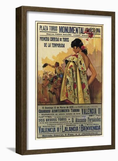 Plaza de Toros II-null-Framed Giclee Print