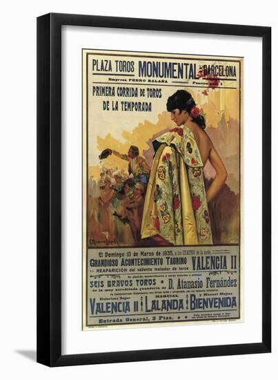 Plaza de Toros II-null-Framed Giclee Print