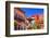 Plaza Del Baratillo, Baratillo Square, Fountain, Colorful Buildings, Guanajuato, Mexico-William Perry-Framed Photographic Print