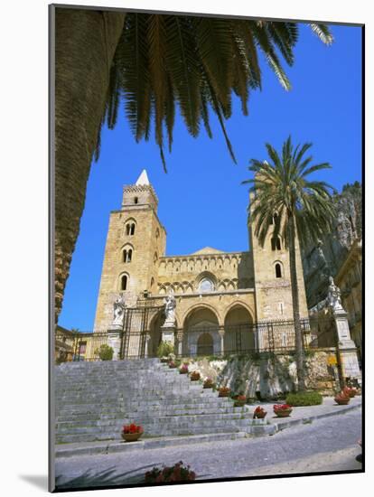 Plaza Del Duomo (Cathedral), Cefalu, Sicily, Italy, Europe-Gavin Hellier-Mounted Photographic Print