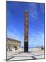 Plaza del Quinto Centenario, Totem Pole Statue, Old San Juan, San Juan, Puerto Rico, USA-Wendy Connett-Mounted Photographic Print