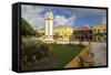 Plaza Del Sol in Cozumel, Mexico-Michel Benoy Westmorland-Framed Stretched Canvas