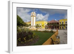 Plaza Del Sol in Cozumel, Mexico-Michel Benoy Westmorland-Framed Photographic Print