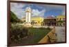 Plaza Del Sol in Cozumel, Mexico-Michel Benoy Westmorland-Framed Photographic Print