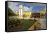 Plaza Del Sol in Cozumel, Mexico-Michel Benoy Westmorland-Framed Stretched Canvas