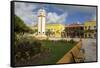 Plaza Del Sol in Cozumel, Mexico-Michel Benoy Westmorland-Framed Stretched Canvas