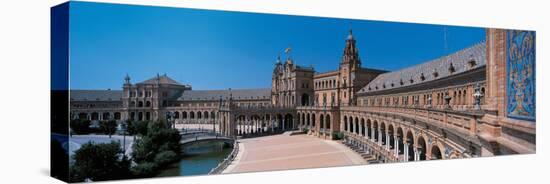 Plaza Espana Seville Andalucia Spain-null-Stretched Canvas